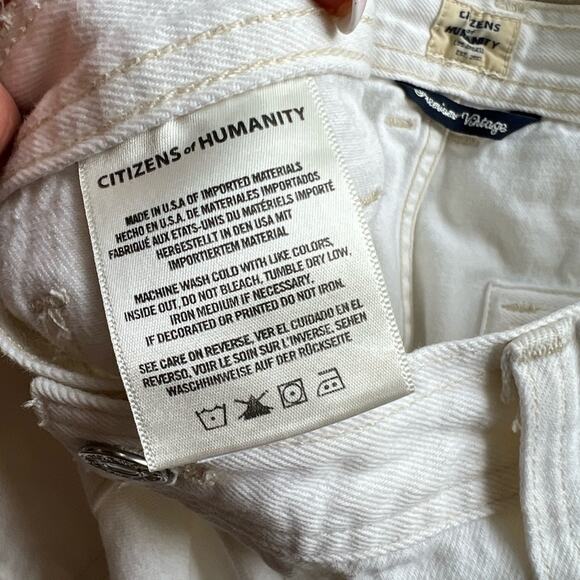 Citizens of Humanity Wide Leg Eva Utility Crop Jeans size 32 - Picture 6 of 10